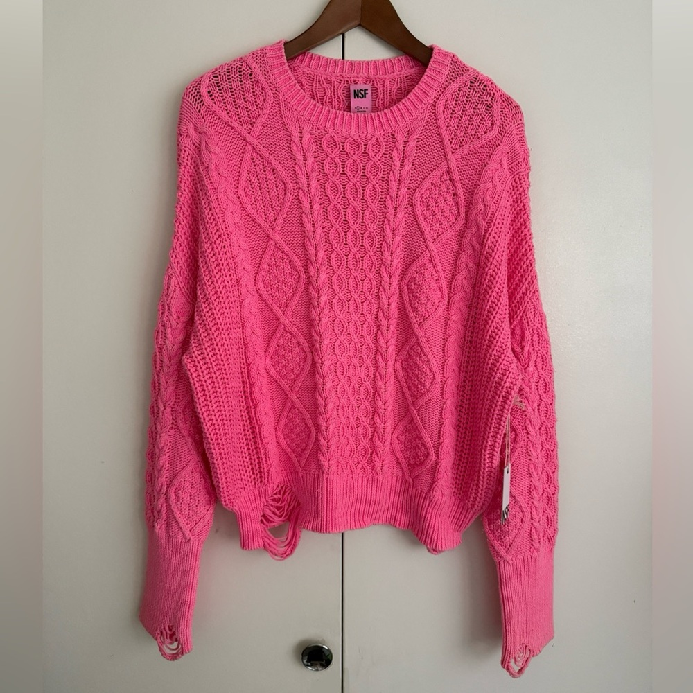NSF Pink Sweater - S